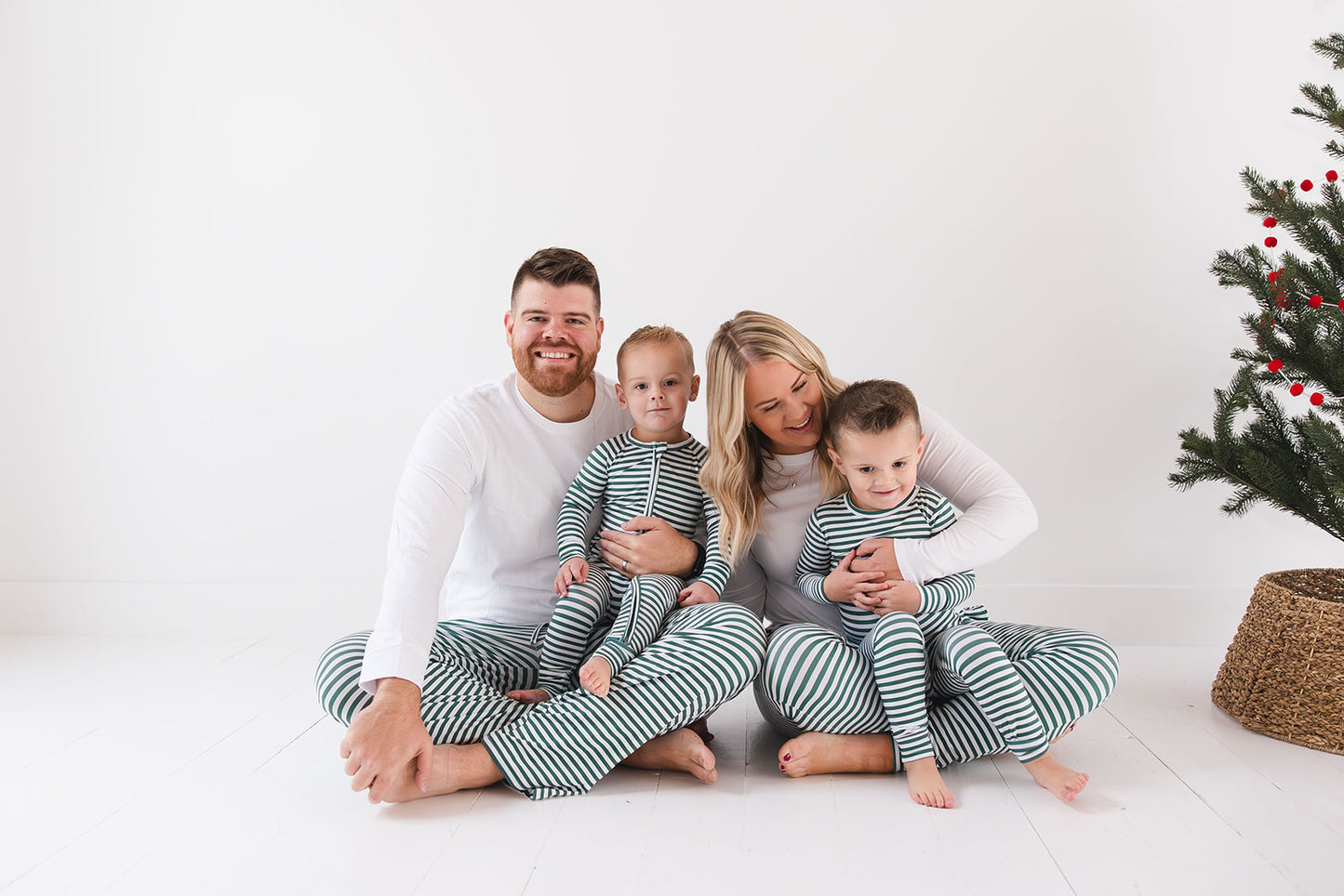 Green Stripes: Women's Joggers