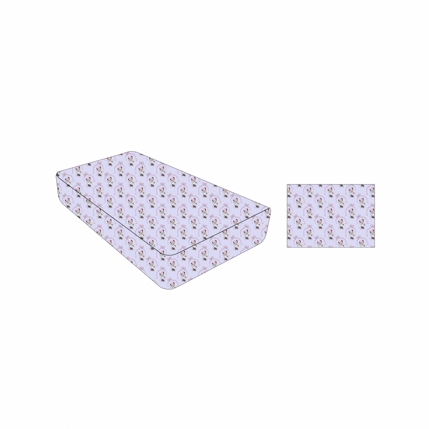 Bouquet Babe: Twin Fitted Sheet & Pillow Case