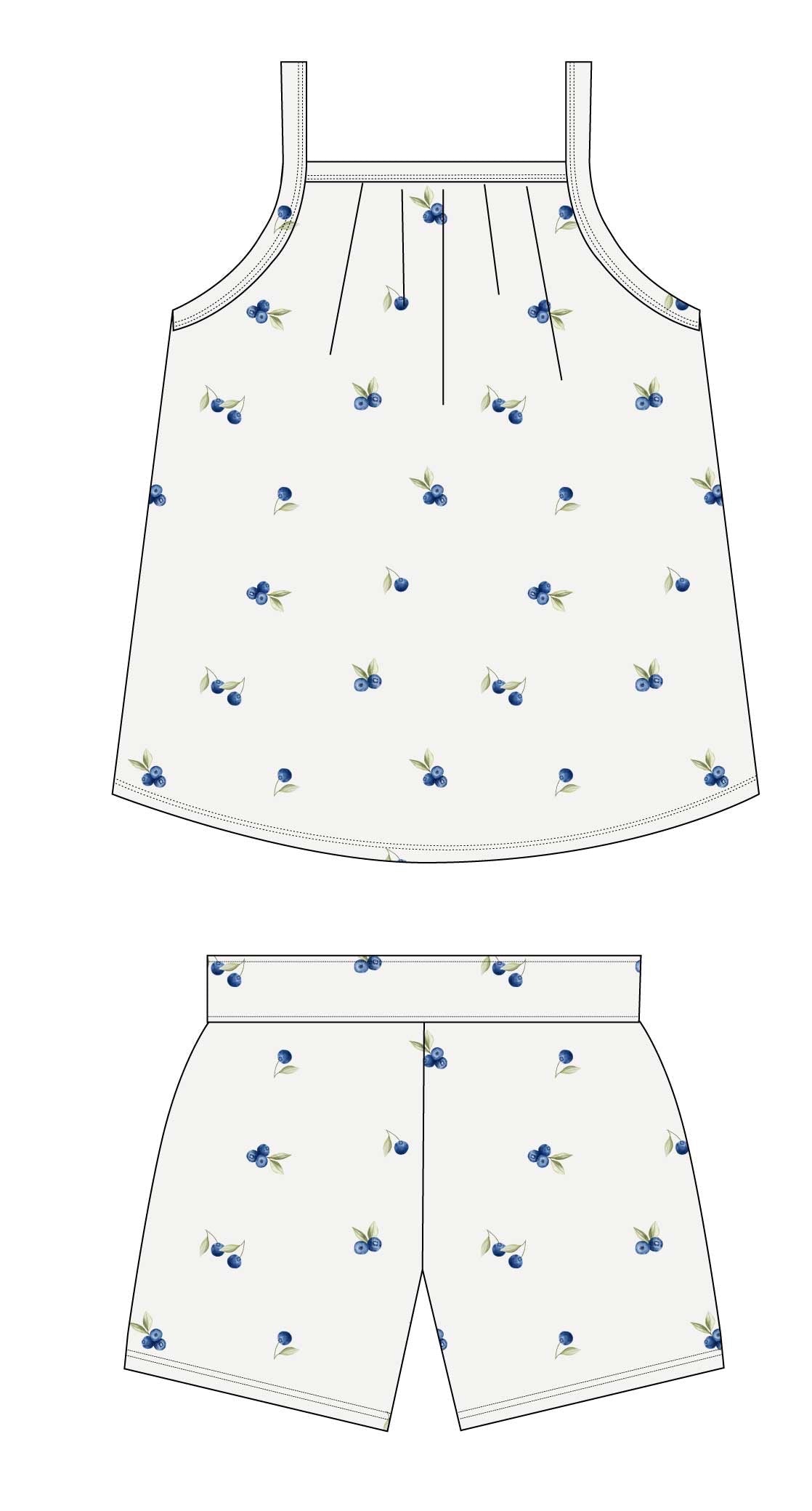 So Berry Sweet: Tank Short Set