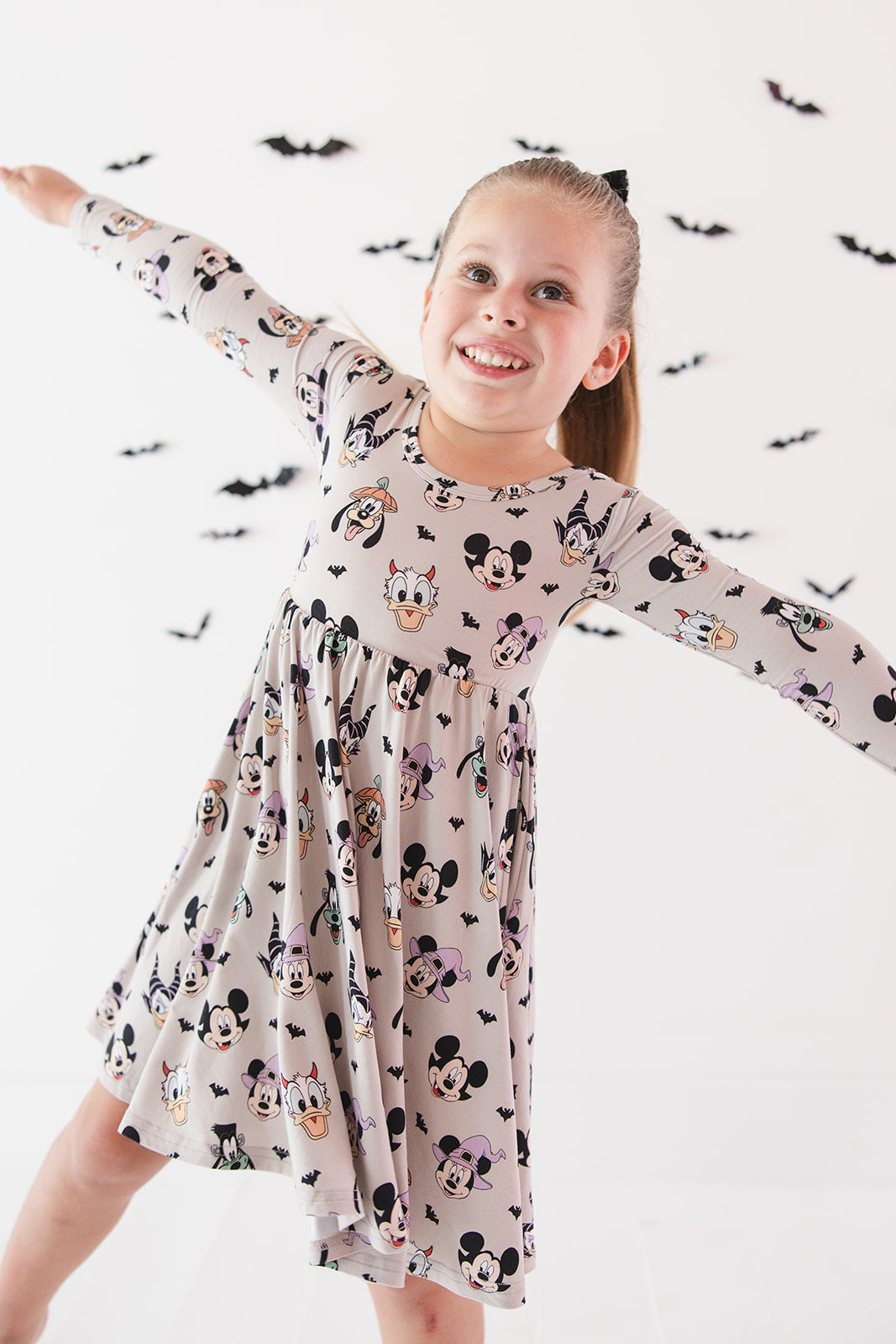 Boo Buddies: Long Sleeve Twirl Dress