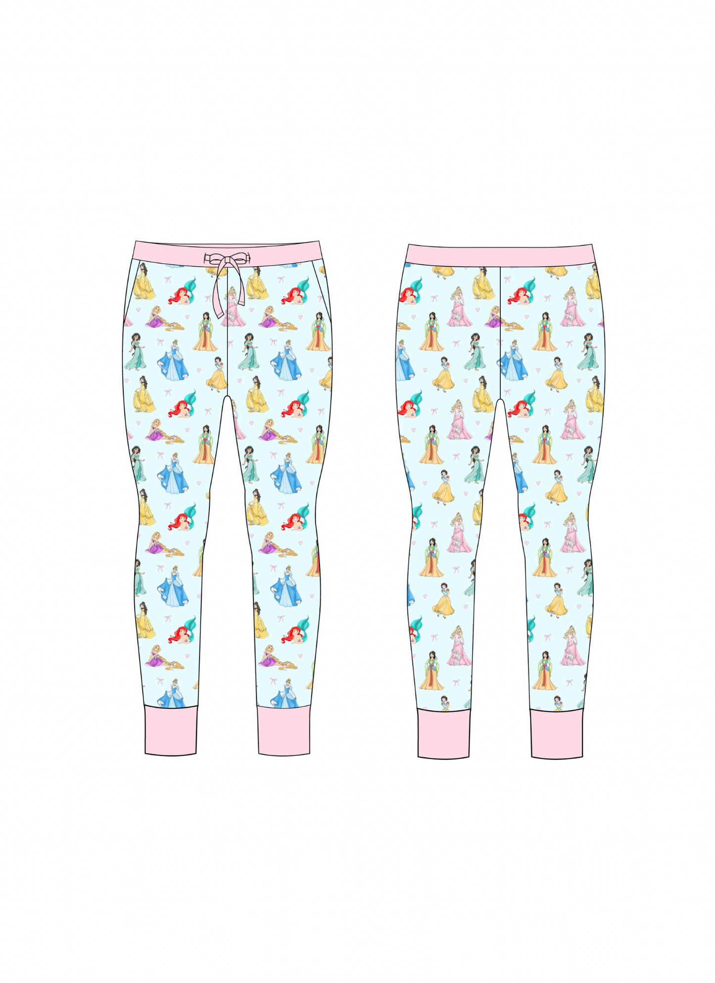 Royal Ribbons: Mom Joggers