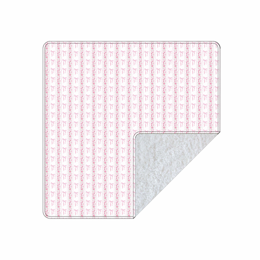 Pretty in Petals: Plush Blanket