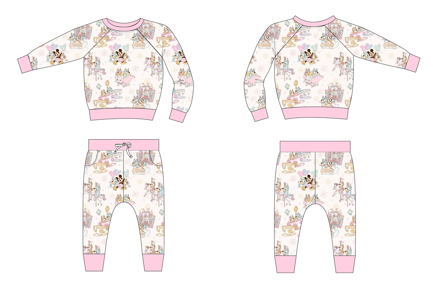 Pastel Park (Cotton Candy) - Define Terry Set