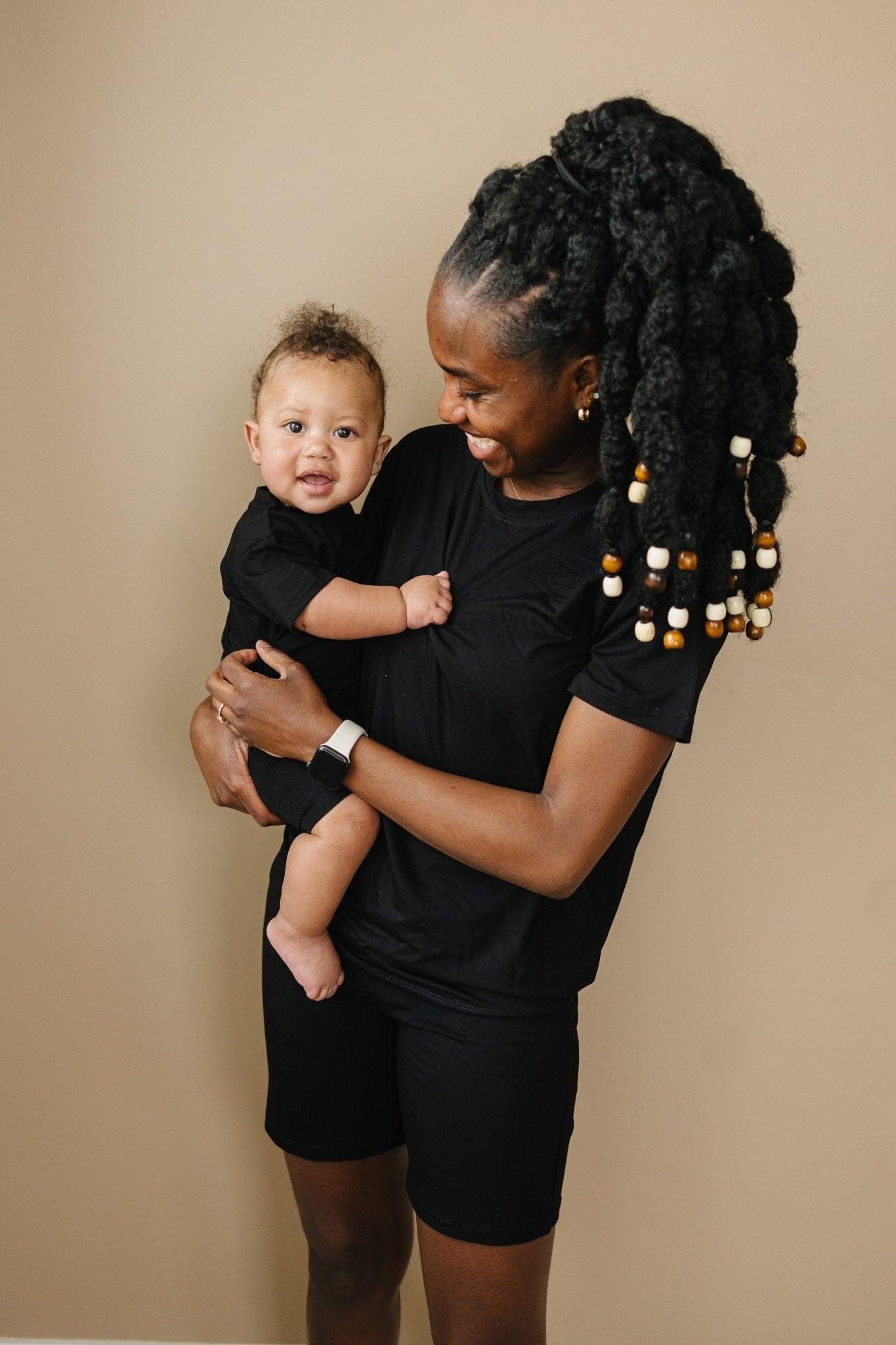 Women's Bamboo Tee & Bike Shorts