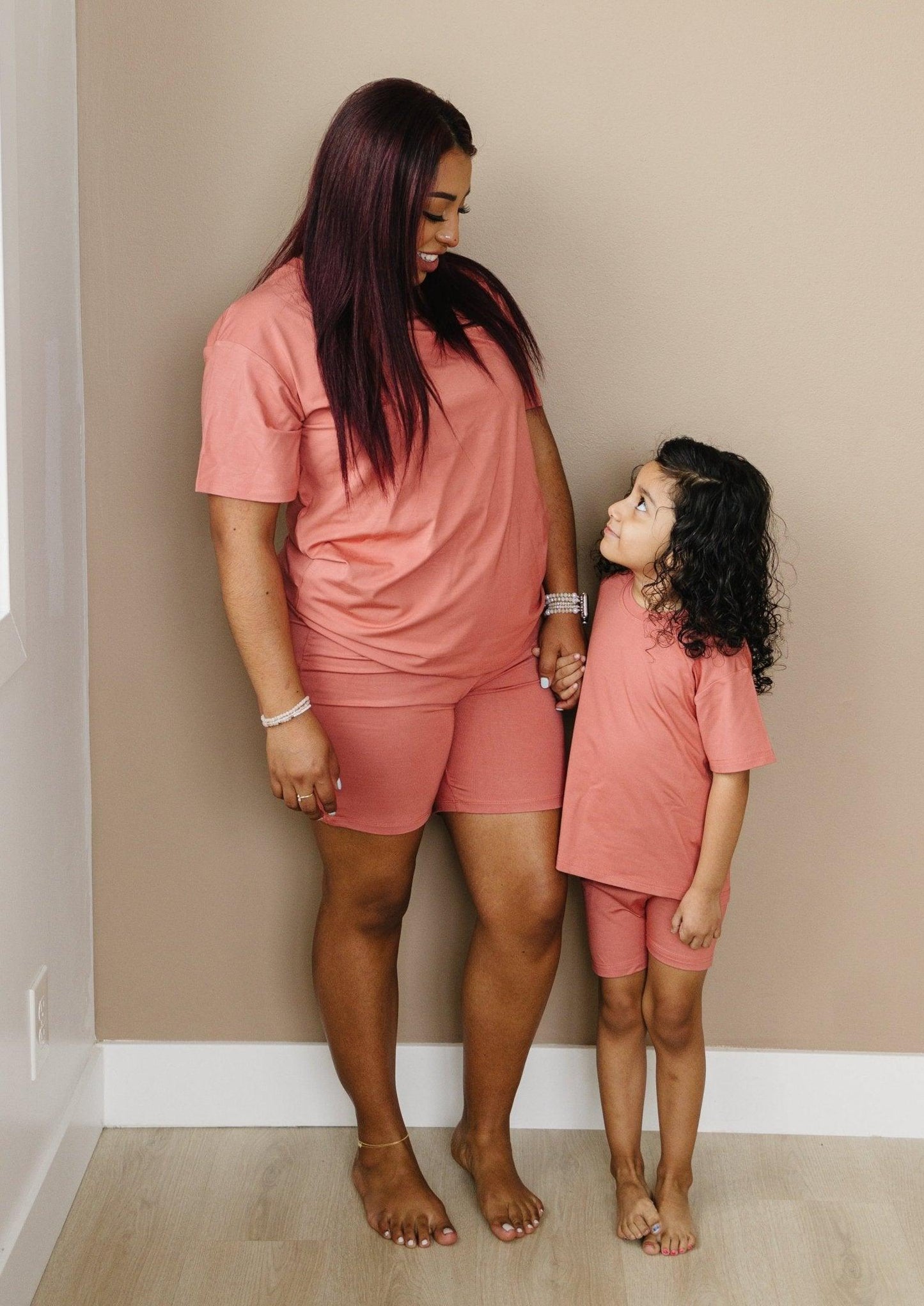 Women's Bamboo Tee & Bike Shorts