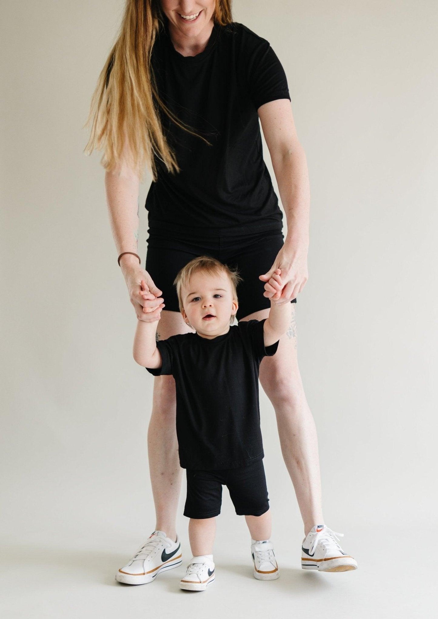 Women's Bamboo Tee & Bike Shorts