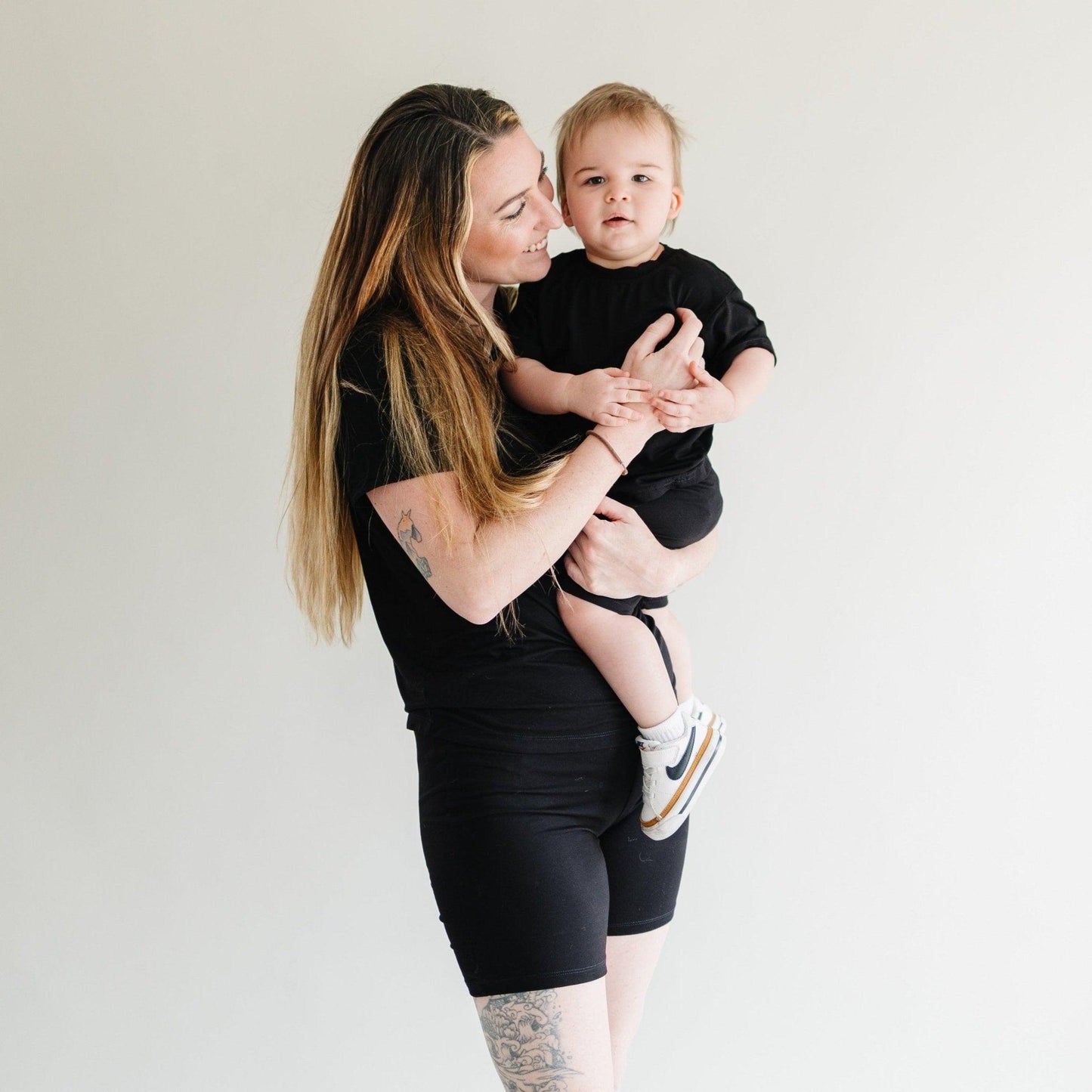 Women's Bamboo Tee & Bike Shorts