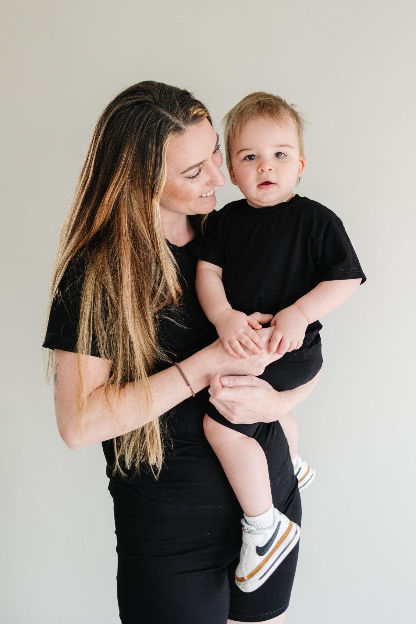 Women's Bamboo Tee & Bike Shorts