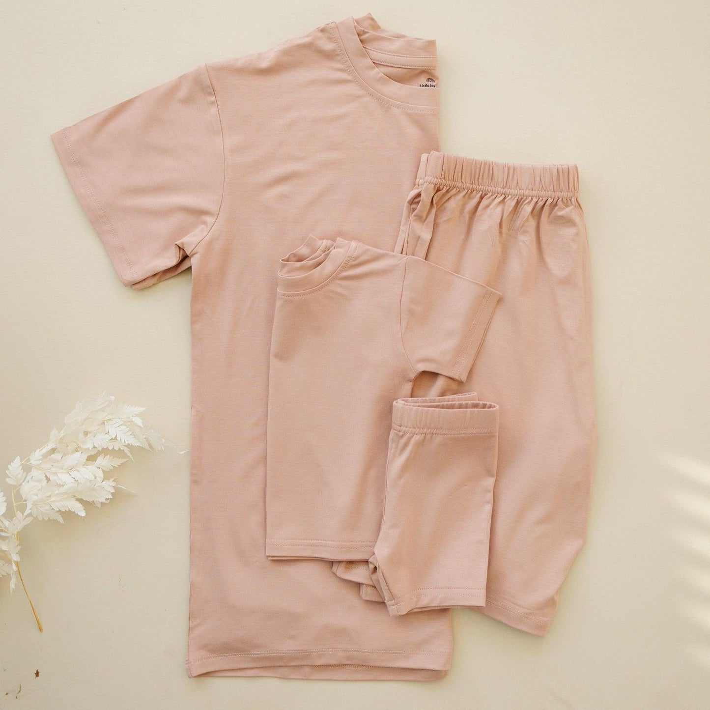 Women's Bamboo Tee & Bike Shorts