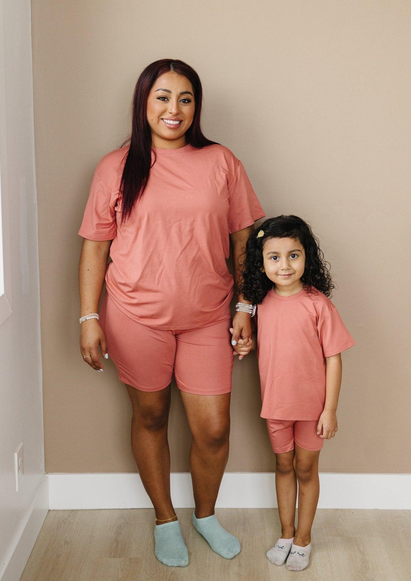 Women's Bamboo Tee & Bike Shorts