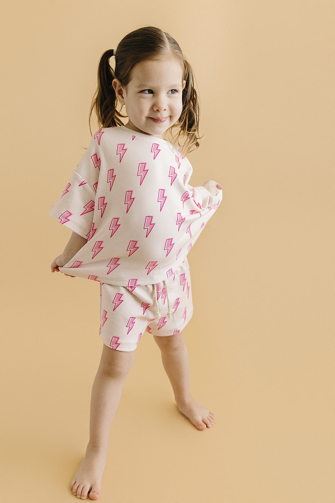 Shorts Set | Pink Bolts