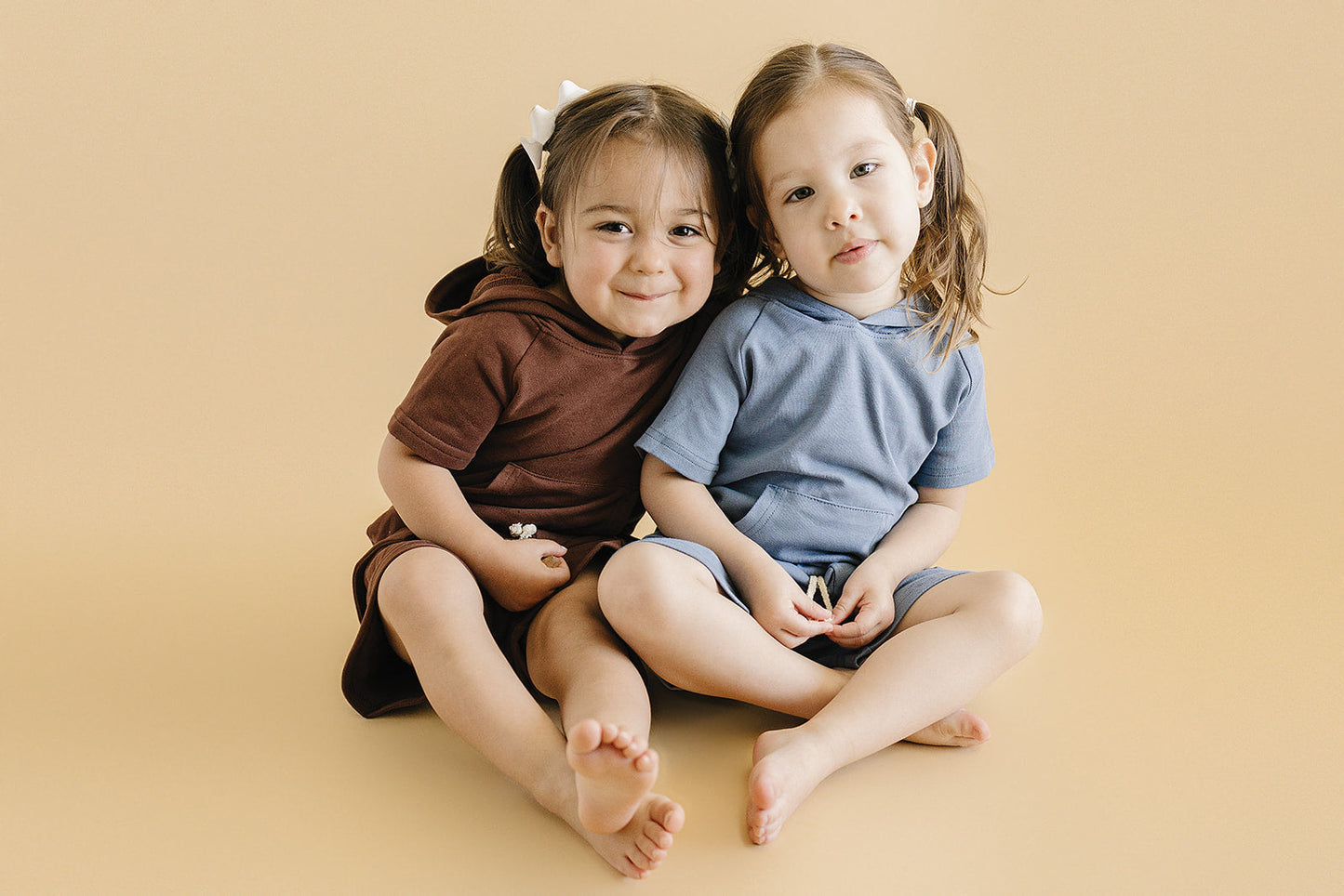 Terry Cargo Shorts Set | Chocolate