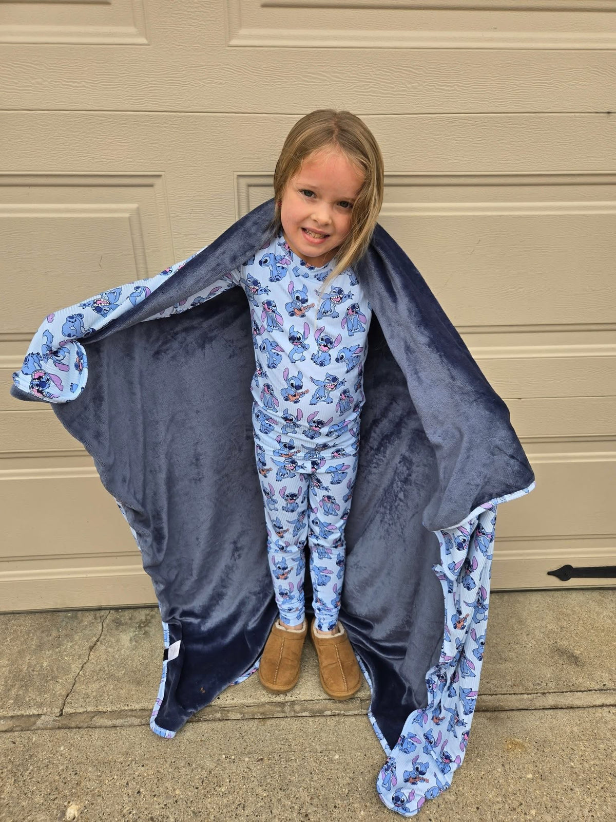 Blue Mischief (Ribbed): 2 Piece Set