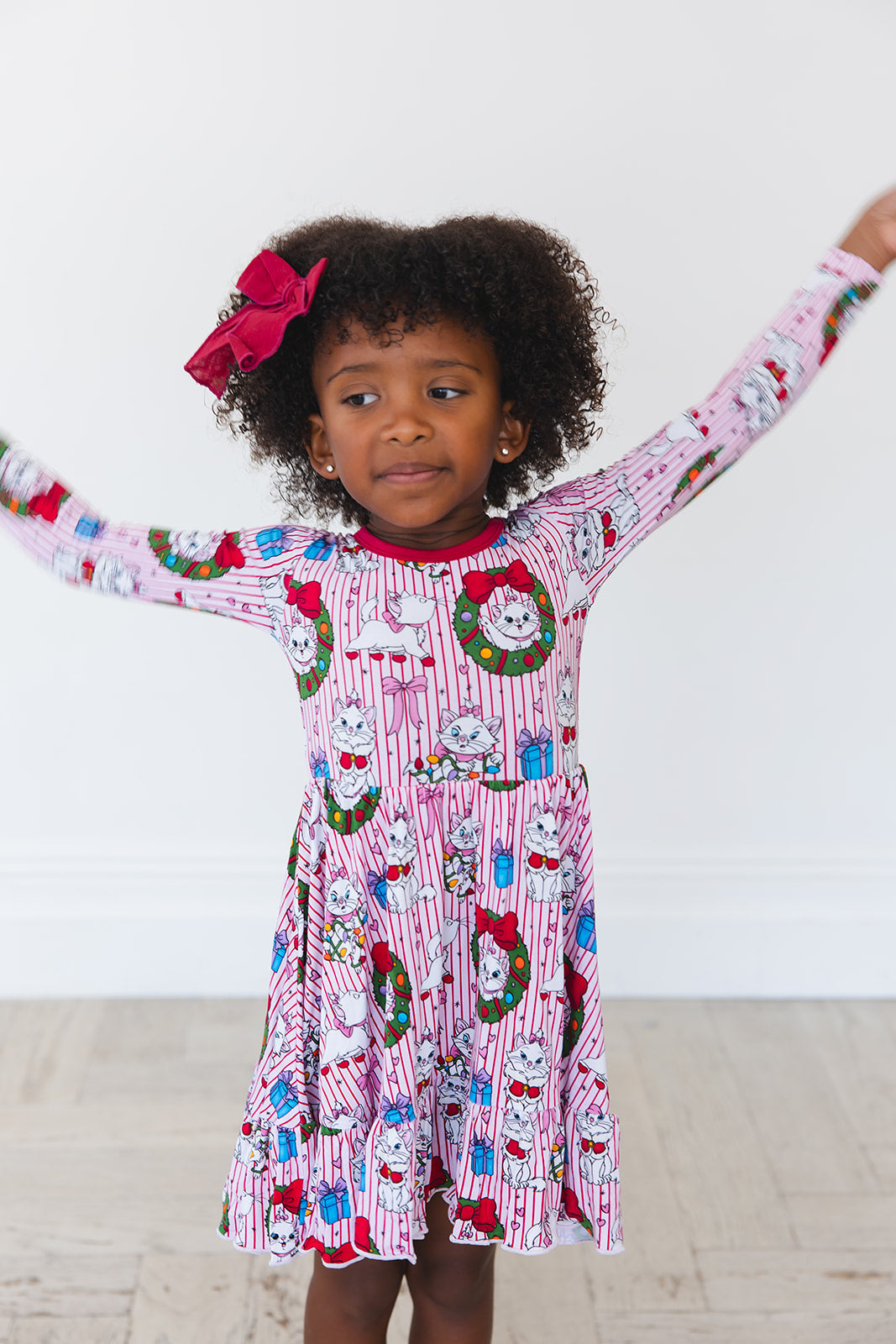 Wreath & Whiskers - Ruffle Dress