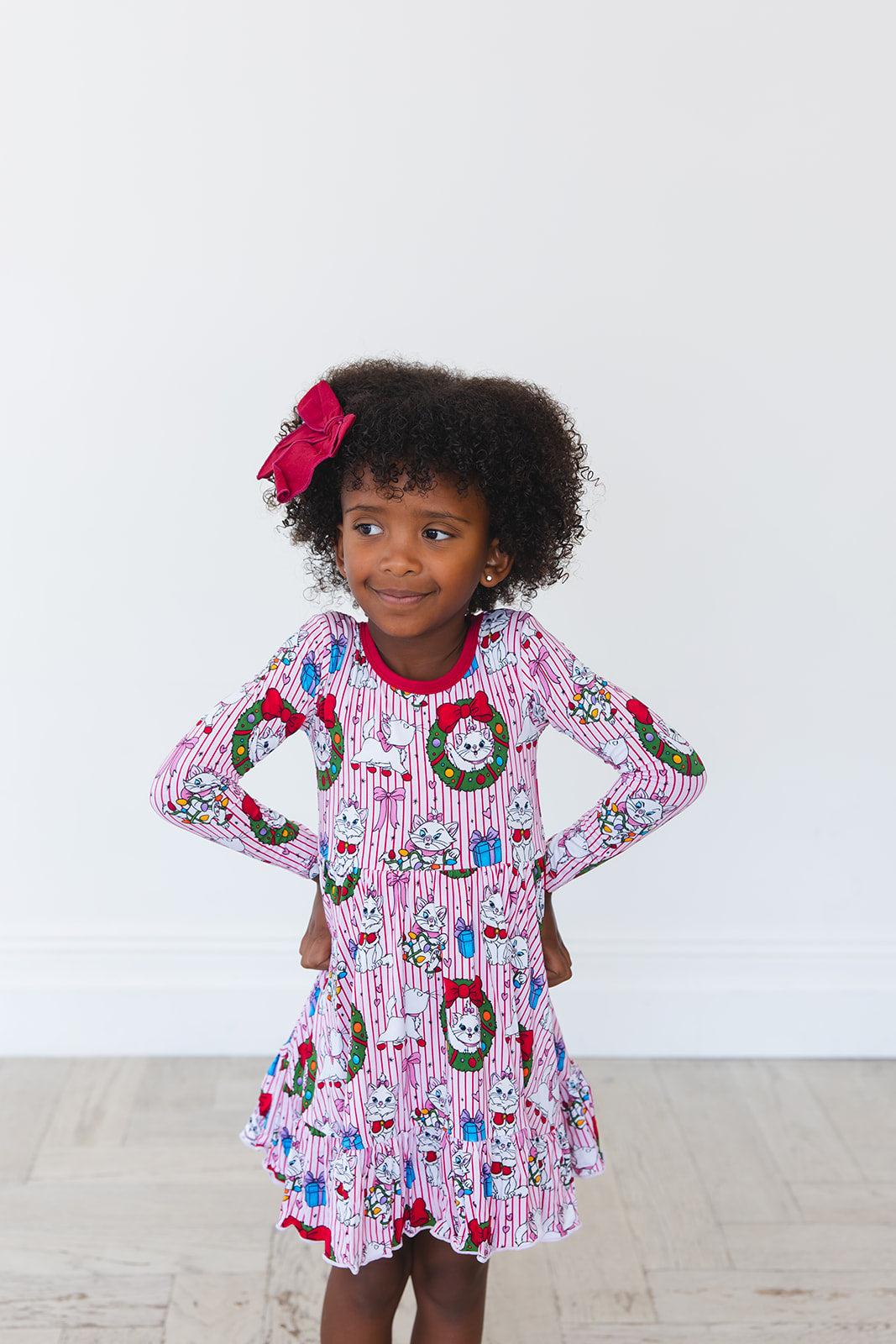 Wreath & Whiskers - Ruffle Dress