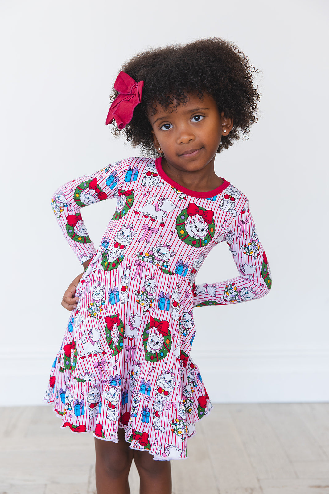 Wreath & Whiskers - Ruffle Dress
