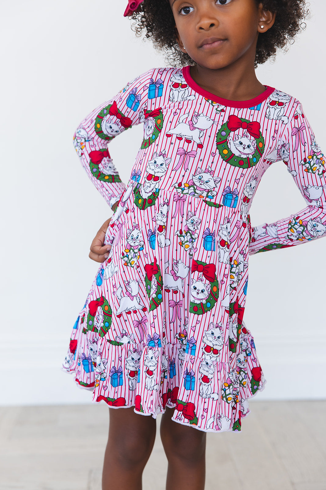 Wreath & Whiskers - Ruffle Dress