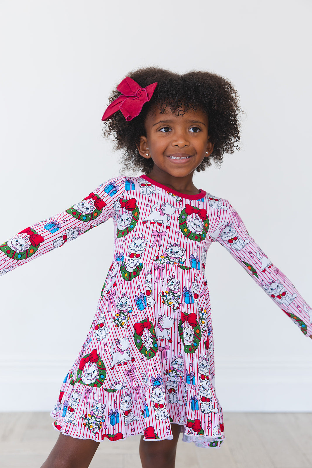 Wreath & Whiskers - Ruffle Dress