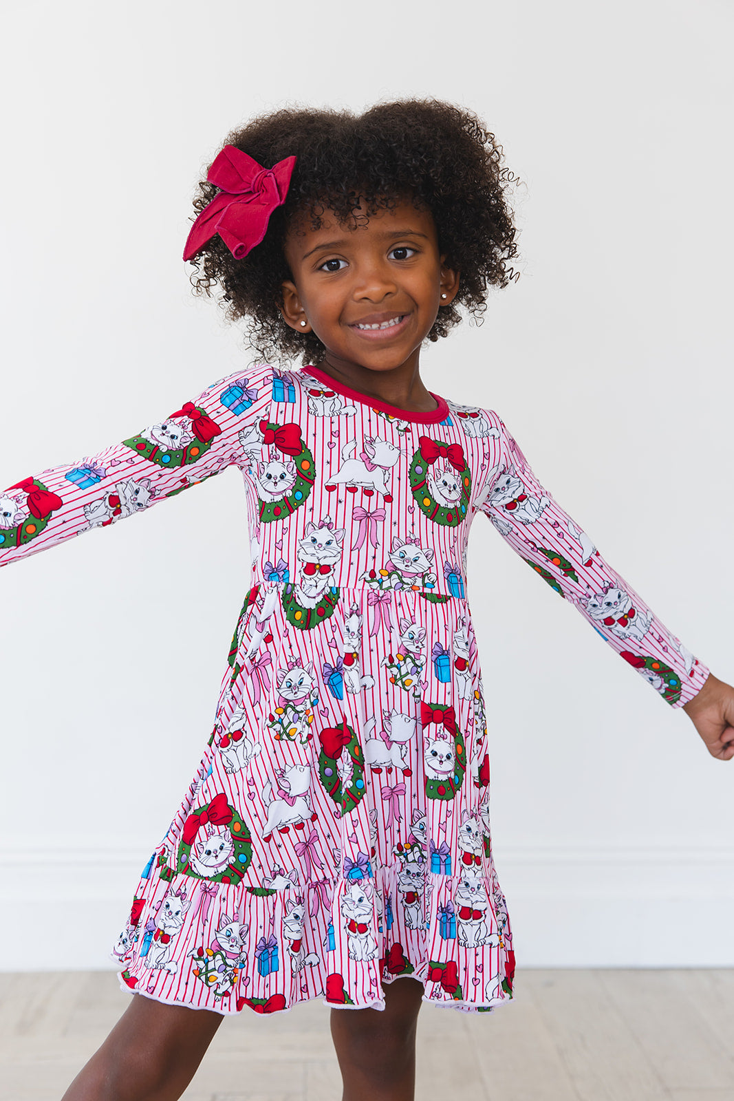 Wreath & Whiskers - Ruffle Dress