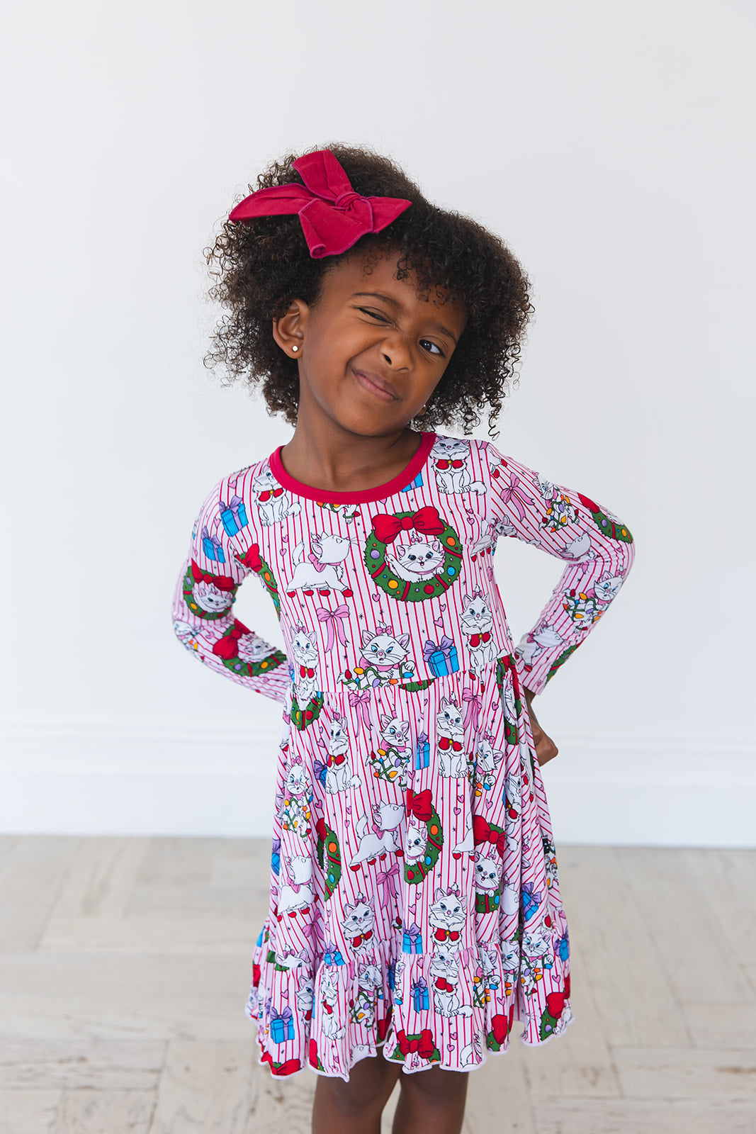 Wreath & Whiskers - Ruffle Dress