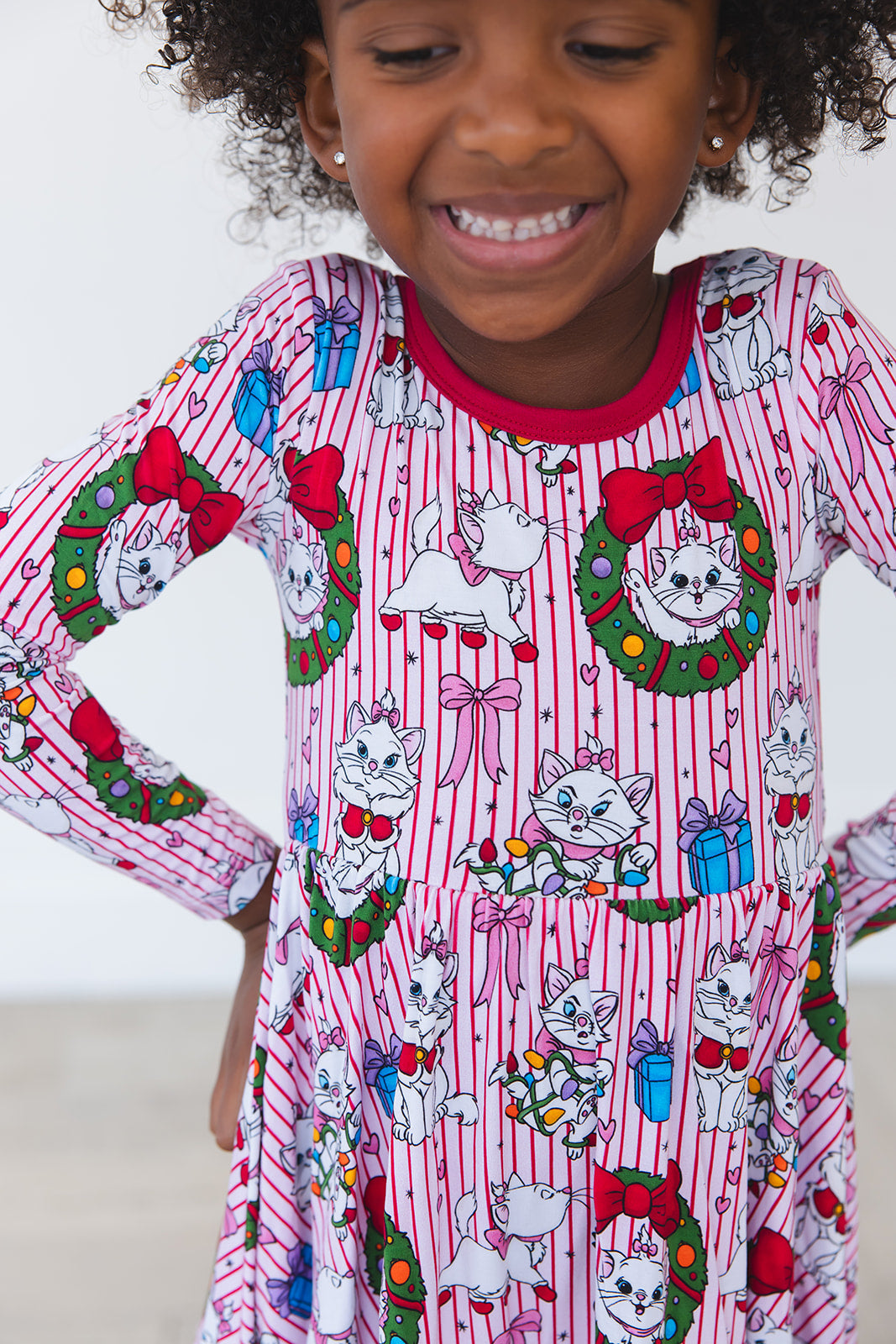 Wreath & Whiskers - Ruffle Dress