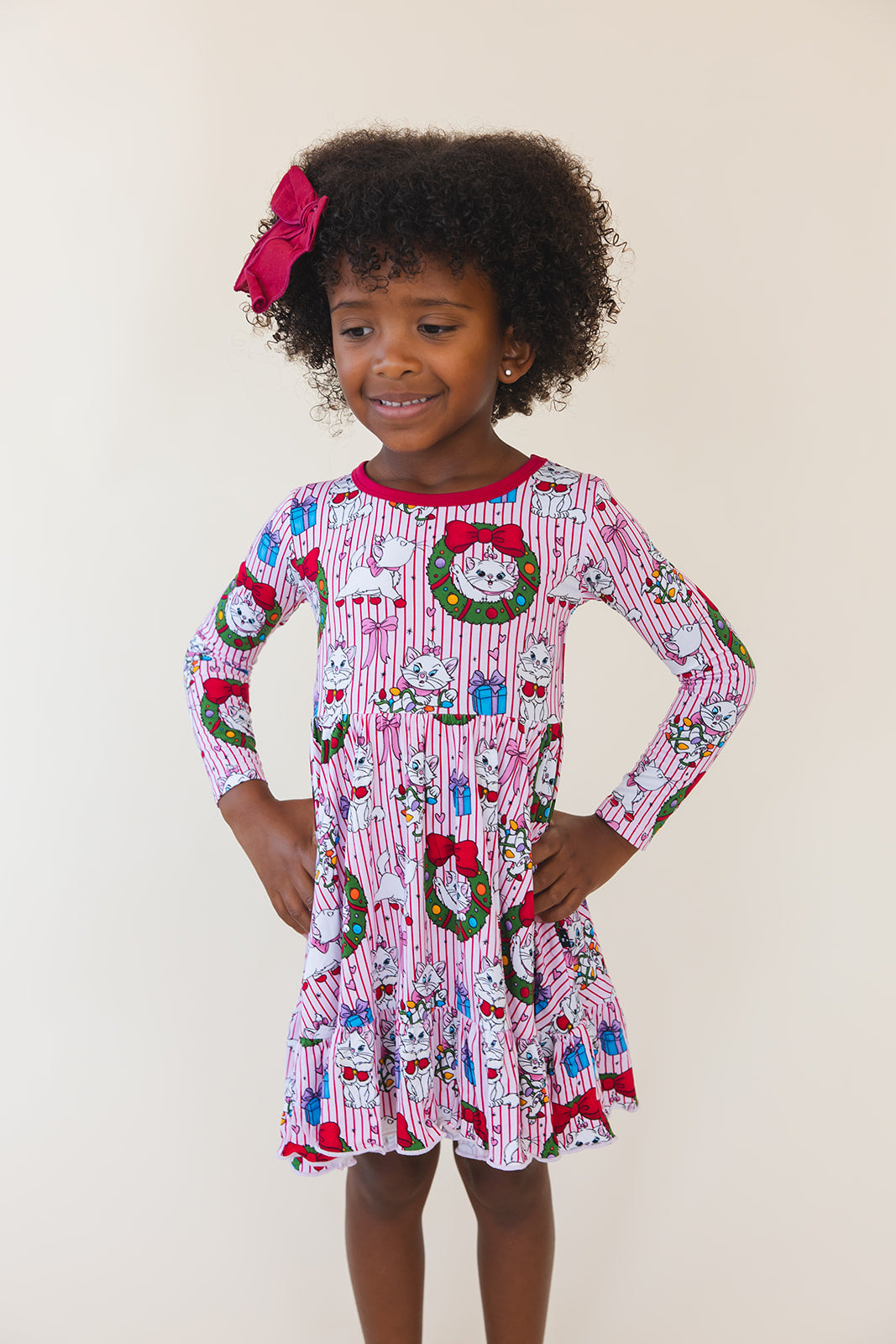 Wreath & Whiskers - Ruffle Dress
