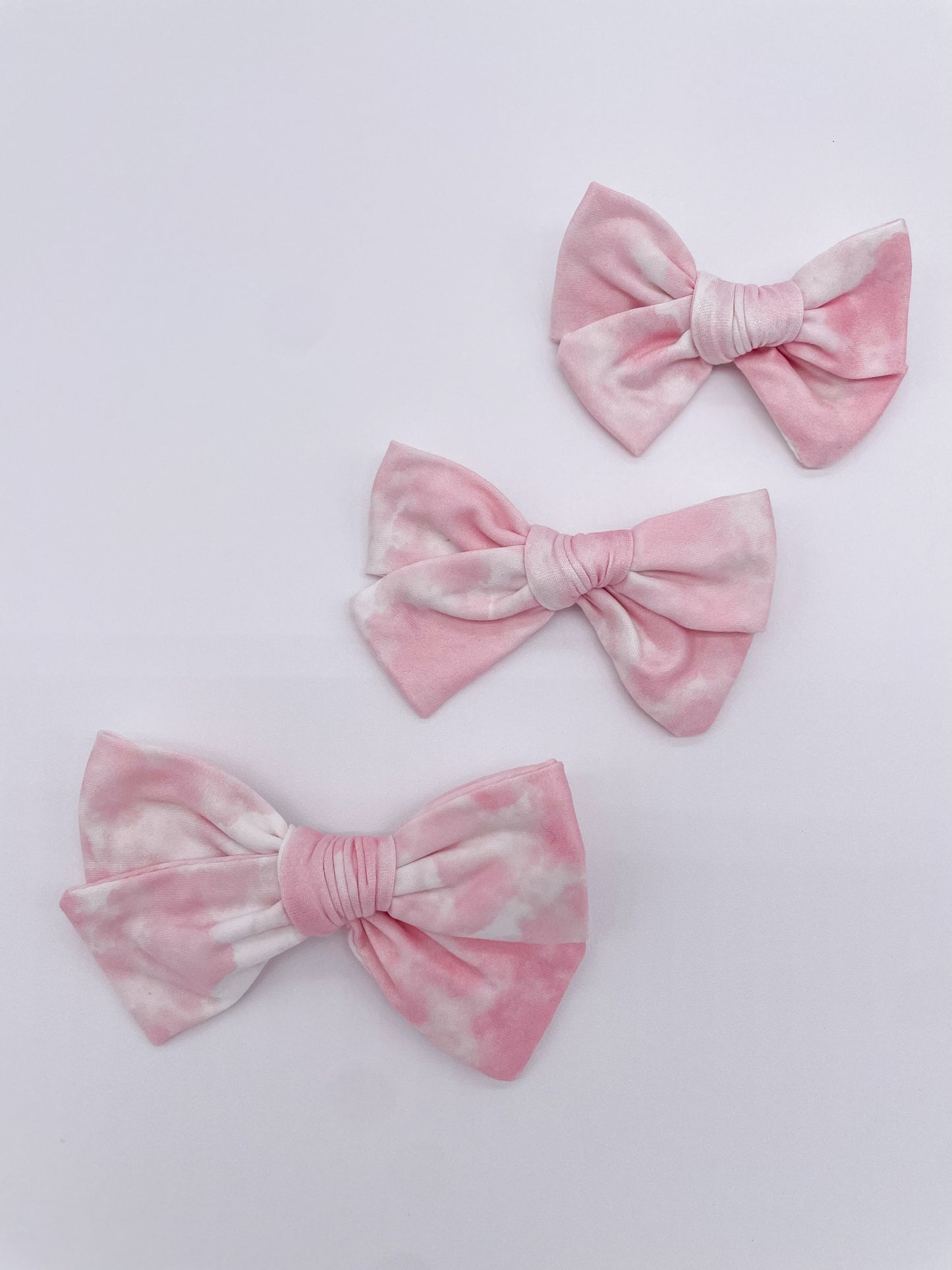 Pink Tie Dye Bow