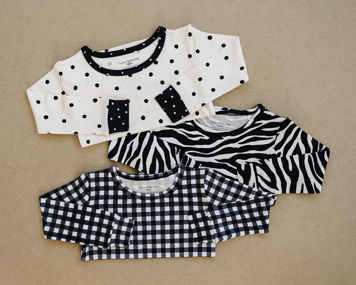 Bamboo Two Piece Set | Zebra