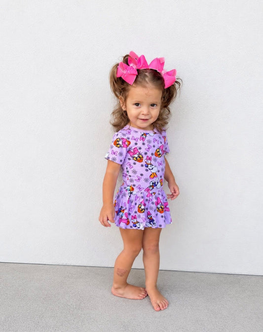 Daisy: Bodysuit Twirl Dress