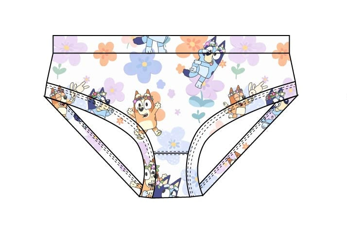 Pups & Petals: Girl's Briefs