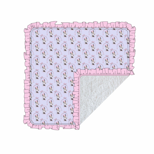 Bouquet Babe: Ruffle Plush Blanket