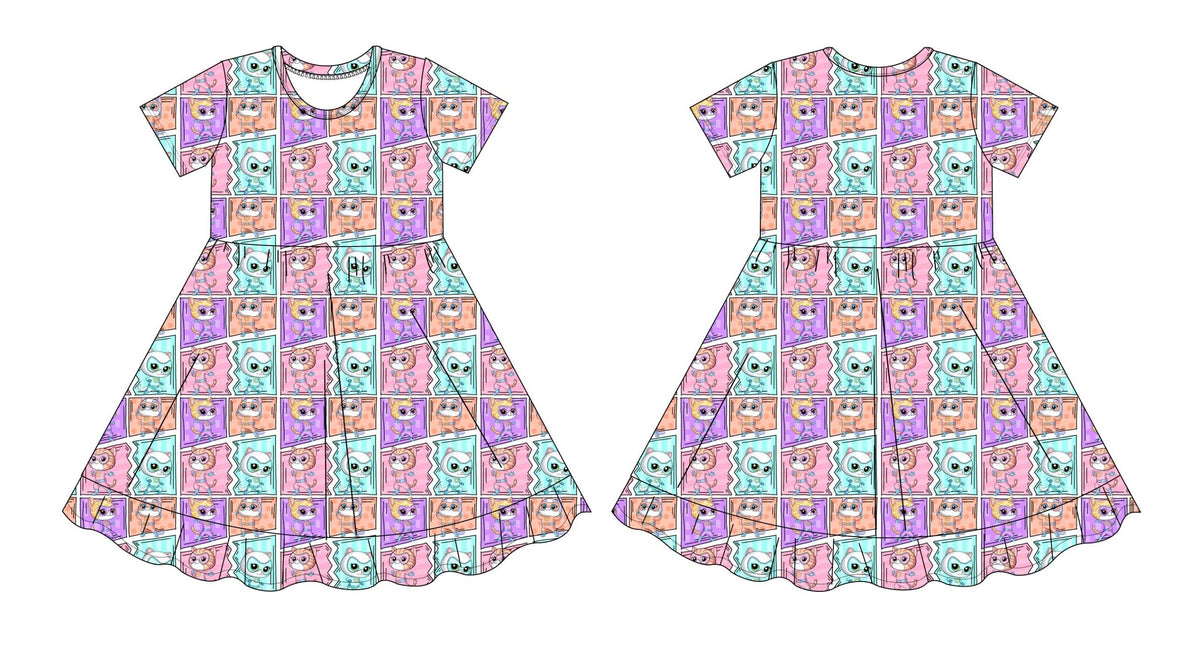Purr-fect Heroes: Ruffle Dress