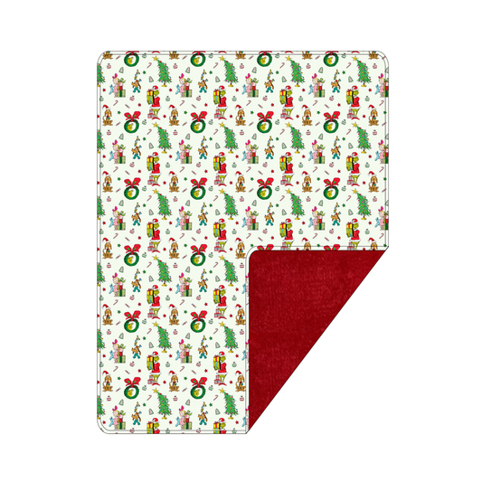 Merry Mischief: Oversized Plush Blanket