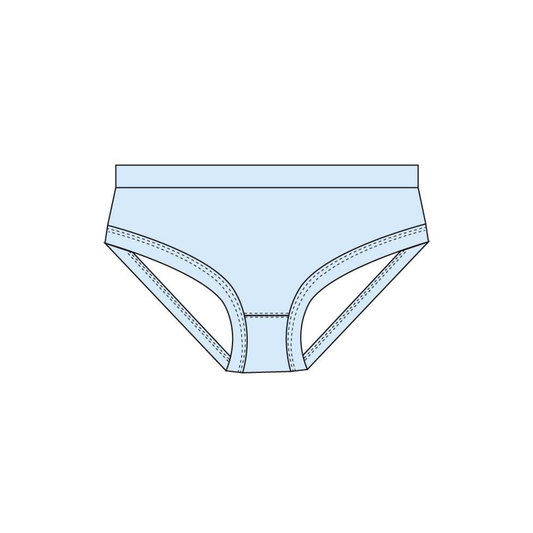 Something Blue: Girl's Briefs
