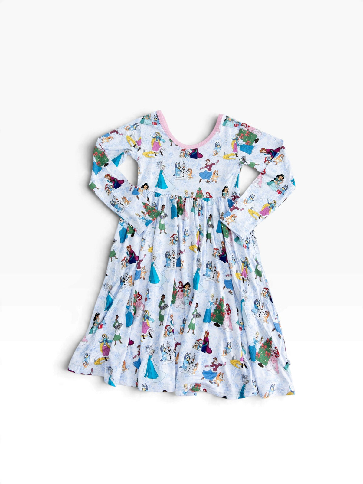 Holiday Girlies: Long Sleeve Twirl Dress