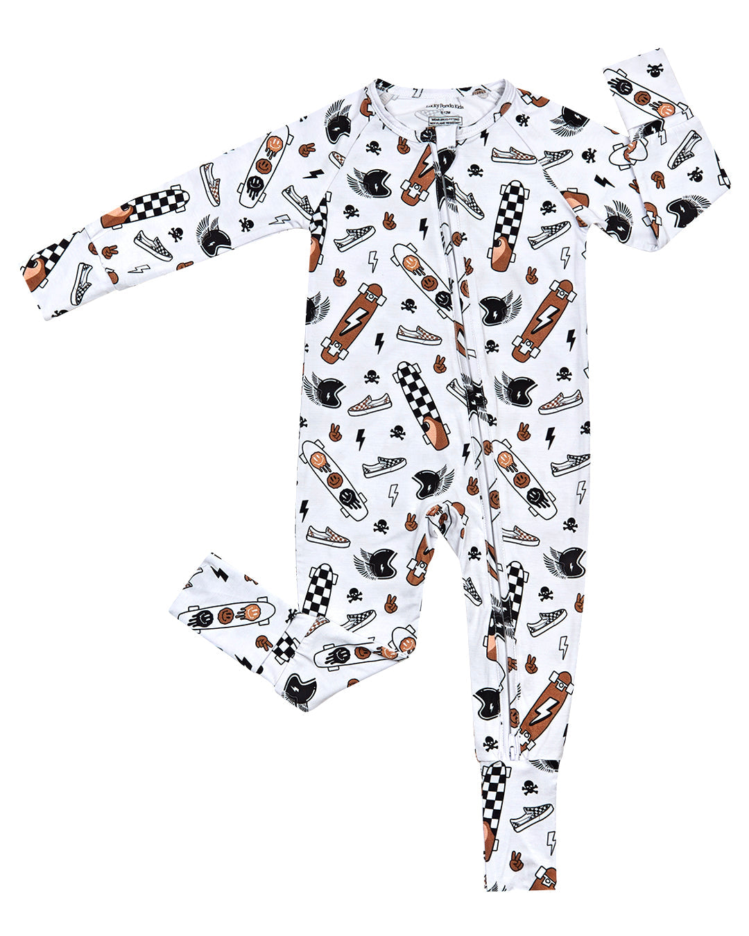 Bamboo Zip Romper | Sk8er