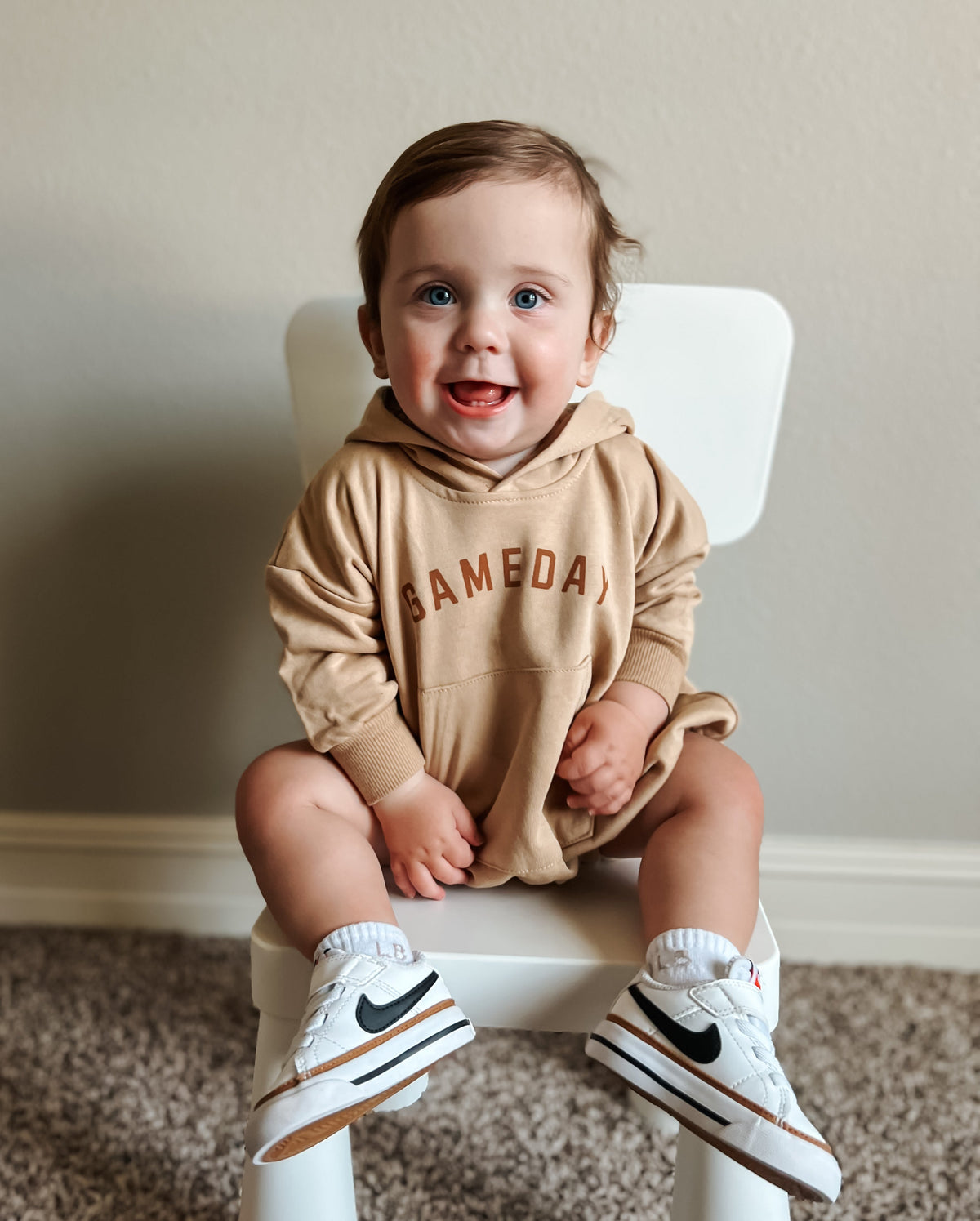 Gameday Hooded Sweatshirt Romper