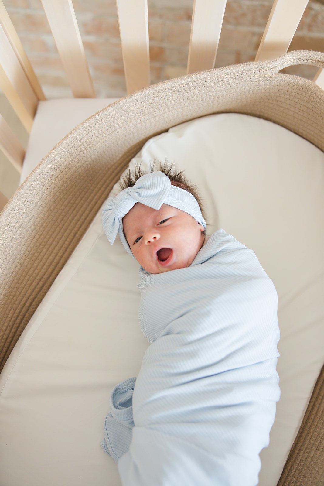 Baby Blue (ribbed) - Headband