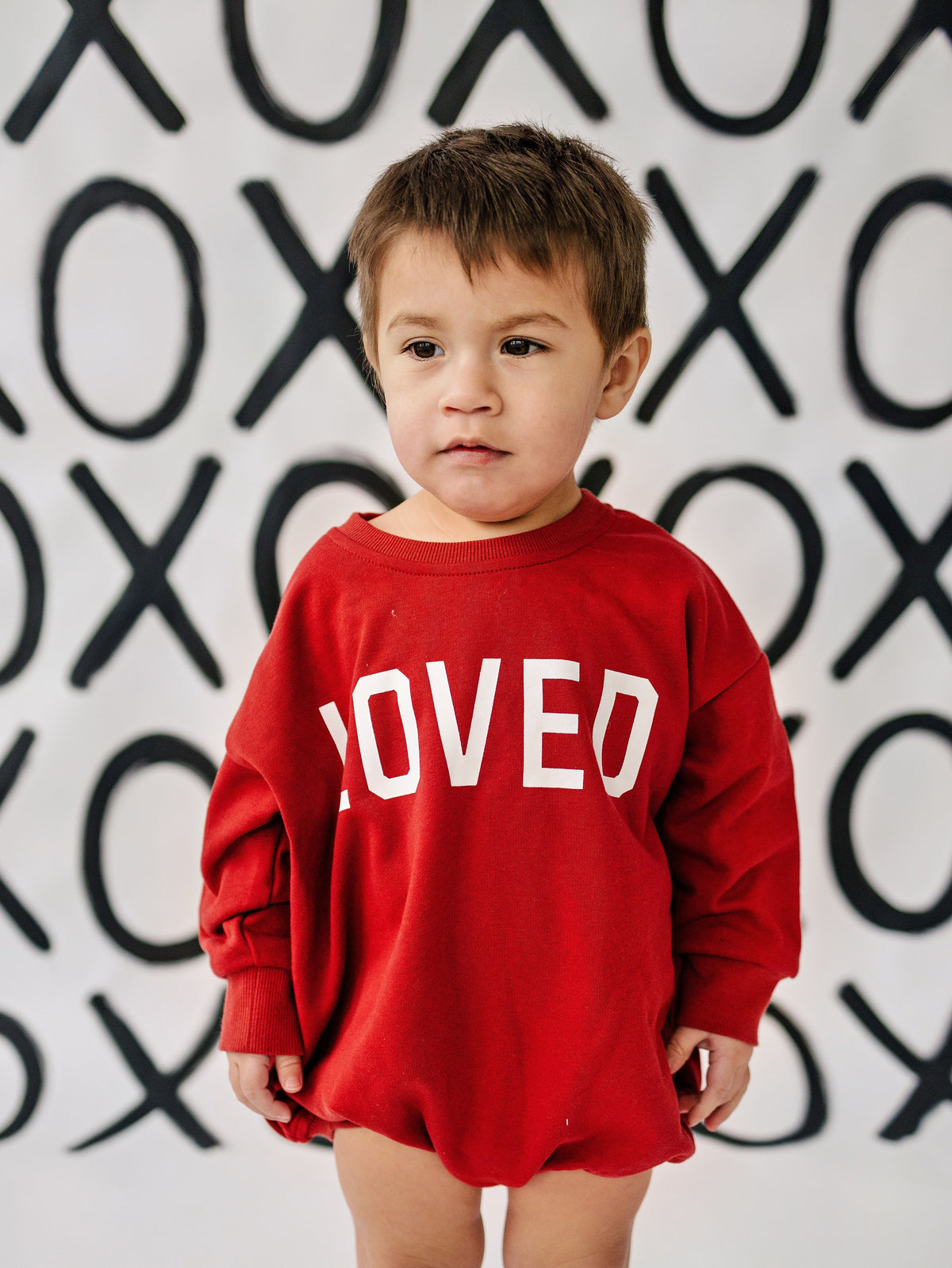 Loved Sweatshirt Romper - more colors