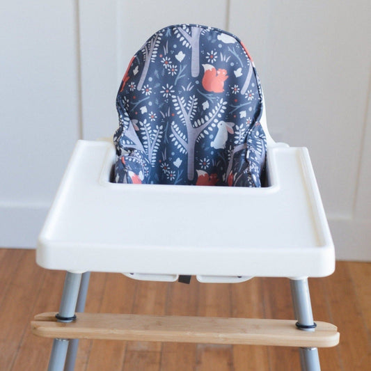 Navy Woodland IKEA Antilop Cushion Cover